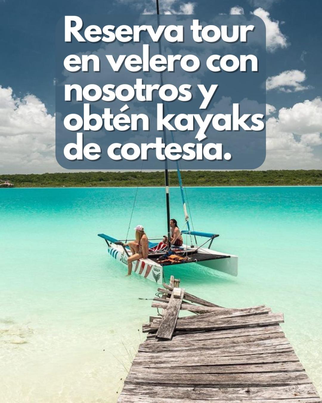 Tortuga Bacalar Bed & Breakfast エクステリア 写真